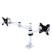 Supporto da scrivania per Doppio Monitor (Max 10Kg cad)- Elegant Ergonimic Style- Materiali Premium- Vesa 75x75/100x100