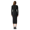 Pinko vestiti casual donna pinko - frutta abito crepe poly - nero da donna