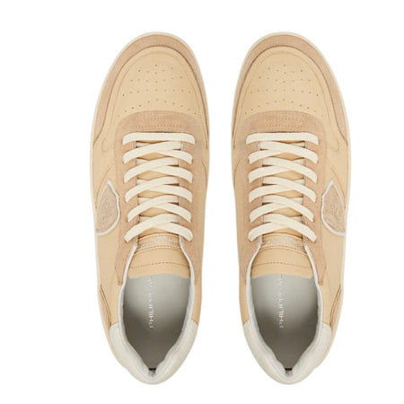 Philippe Model sneaker uomo philippe model - nice low man - beige da uomo