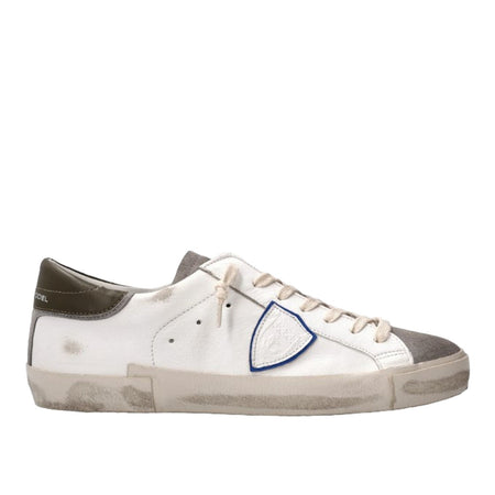 Philippe Model sneaker uomo philippe model - prsx low man - bianco da uomo