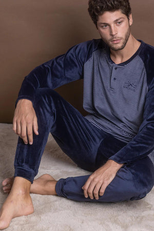 Pigiama Autunno/Inverno Uomo Admas 62767 – Velluto Morbido Serafino