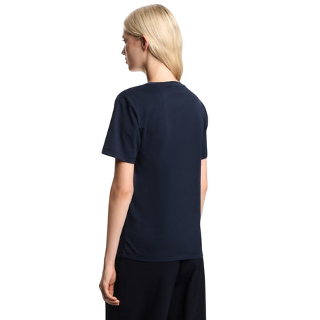 EMPORIO ARMANI t-shirt donna emporio armani - t-shirt - blu da donna