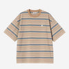 T Shirt Carhartt Zane Stripe Beige