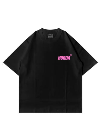 T-Shirt Nera 100% Cotone Made in Italy Don't Look
