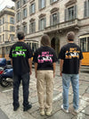T-Shirt Nera 100% Cotone Made in Italy Don't Look