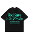 T-Shirt Nera 100% Cotone Made in Italy Save Me