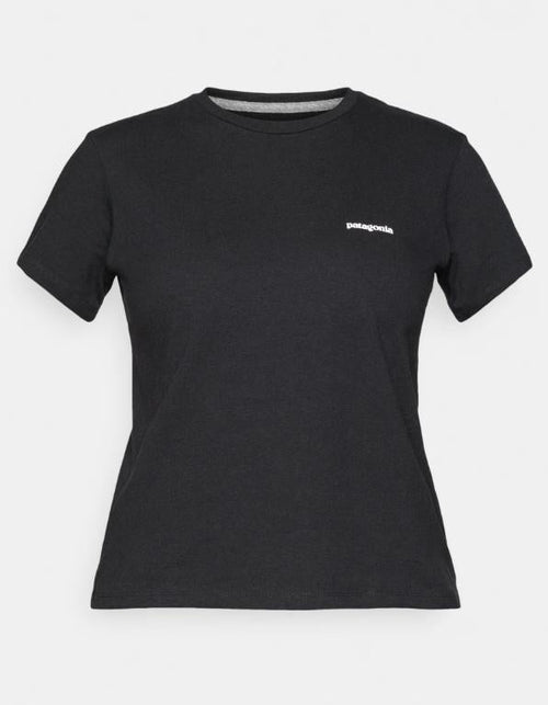 T-Shirt Patagonia Logo Resp Black