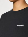 T-Shirt Patagonia Logo Resp Black