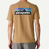 T Shirt Patagonia P-6 Logo Responsibili-Tee Beige