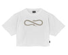 T-Shirt Propaganda Logo Cropped White