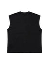 T-Shirt Nera 220gr Oversize Cotone Made in Italy No Rules