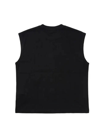 T-Shirt Nera 220gr Oversize Cotone Made in Italy No Rules