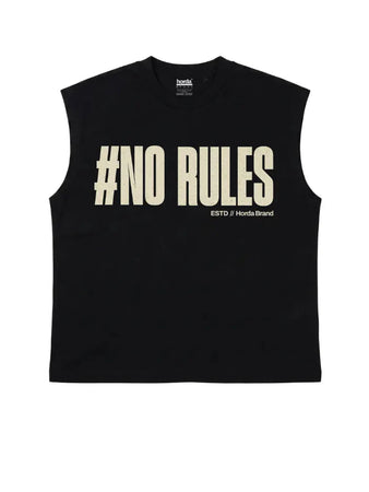 T-Shirt Nera 220gr Oversize Cotone Made in Italy No Rules