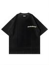 T-Shirt Nera Wakeup 100% Cotone Made in Italy - Premium