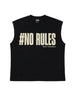 T-Shirt Nera 220gr Oversize Cotone Made in Italy No Rules Horda Brand