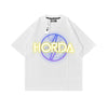 T-shirt 100% Cotone Y2K Blu Aestetichs