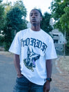 T-shirt 100% cotone Dobermann Gotic made in italy Horda Brand Streetwear