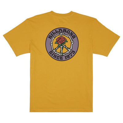 T-shirt Billabong Bonez yellow