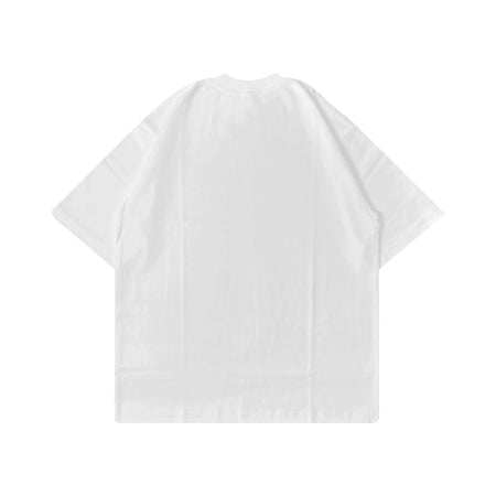 Iconic T-shirt 100% Cotone bianca Dobermann Boxy Fit Horda Brand Streetwear