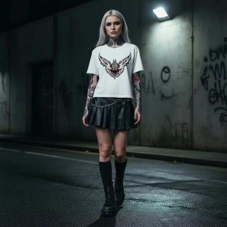 T-shirt Ghettoblaster Bat Loose white