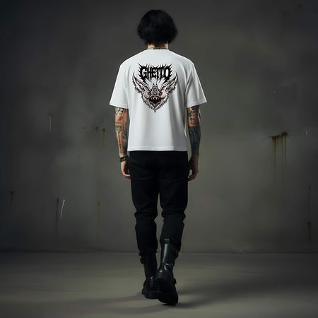 T-shirt Ghettoblaster Bat white 190gr