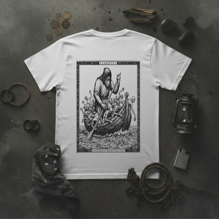 T-shirt Ghettoblaster Caronte Inferno white