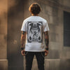 T-shirt Ghettoblaster Lucifer Inferno white