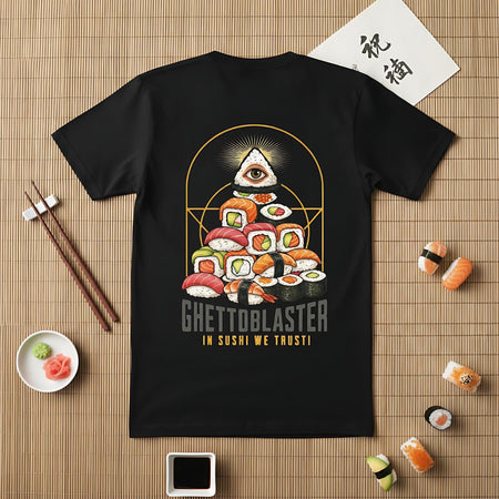 T-shirt Ghettoblaster Sushi Trust black