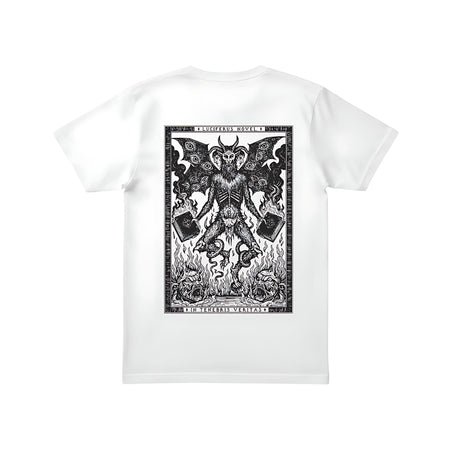 T-shirt Ghettoblaster Tenebris Veritas Inferno white