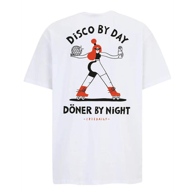 T-shirt Iriedaily Disco Doener white