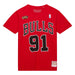 T-shirt Mitchell & Ness Chicago Bulls Rodman 91 red