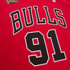 T-shirt Mitchell & Ness Chicago Bulls Rodman 91 red