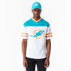 T-shirt New Era Miami Dolphins NFL Wordmark Graphic white