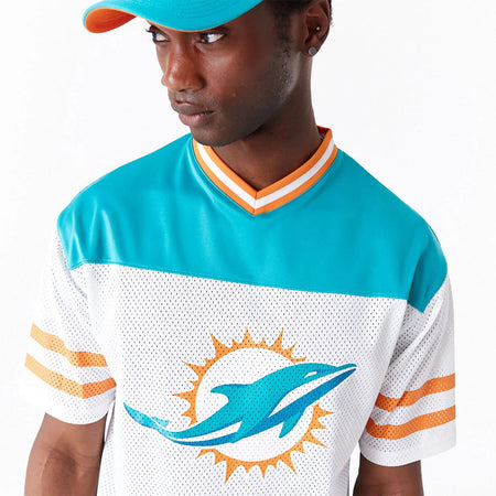 T-shirt New Era Miami Dolphins NFL Wordmark Graphic white