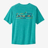 T-shirt Patagonia Cap Cool Daily Graphic Unity Fitz subtidal blue x-dye