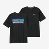 T-shirt Patagonia P-6 Logo Responsibili-Tee black
