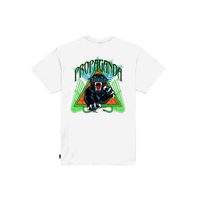 T-shirt Propaganda Triangle Panther white