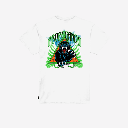T-shirt Propaganda Triangle Panther white