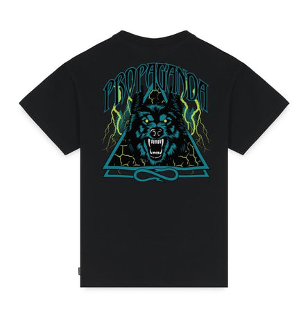 T-shirt Propaganda Triangle Wolf Black