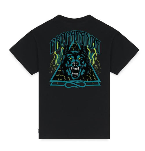 T-shirt Propaganda Triangle Wolf Black