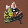 T-shirt Rip n Dip Born To Chill Brown