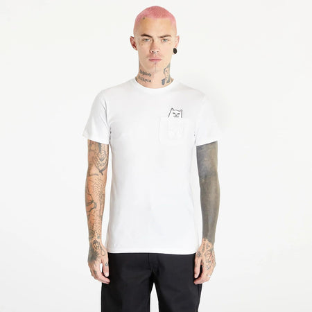 T-shirt Rip n Dip Lord Nermal Pocket White