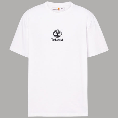 T-shirt Timberland Cotone Autentica con Logo Stampato