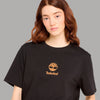 T-shirt Timberland Cotone Autentica con Logo Stampato