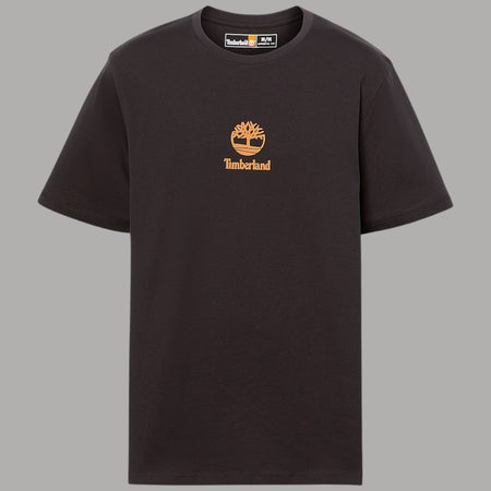 T-shirt Timberland Cotone Autentica con Logo Stampato