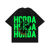 T-shirt Urban Outfitters oversized Tee Nera 100% Cotone Boxy Fit Horda X3 Horda Brand Streetwear