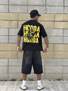 T-shirt Urban Outfitters oversized Tee Nera 100% Cotone Boxy Fit Horda X3 Horda Brand Streetwear