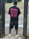 T-shirt Urban Outfitters oversized Tee Nera 100% Cotone Boxy Fit Horda X3 Horda Brand Streetwear