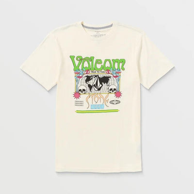 T-shirt Volcom Worldly off white