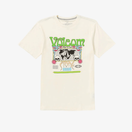 T-shirt Volcom Worldly off white